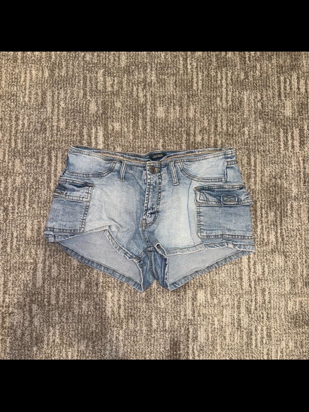 wild fable baby blue denim shorts
